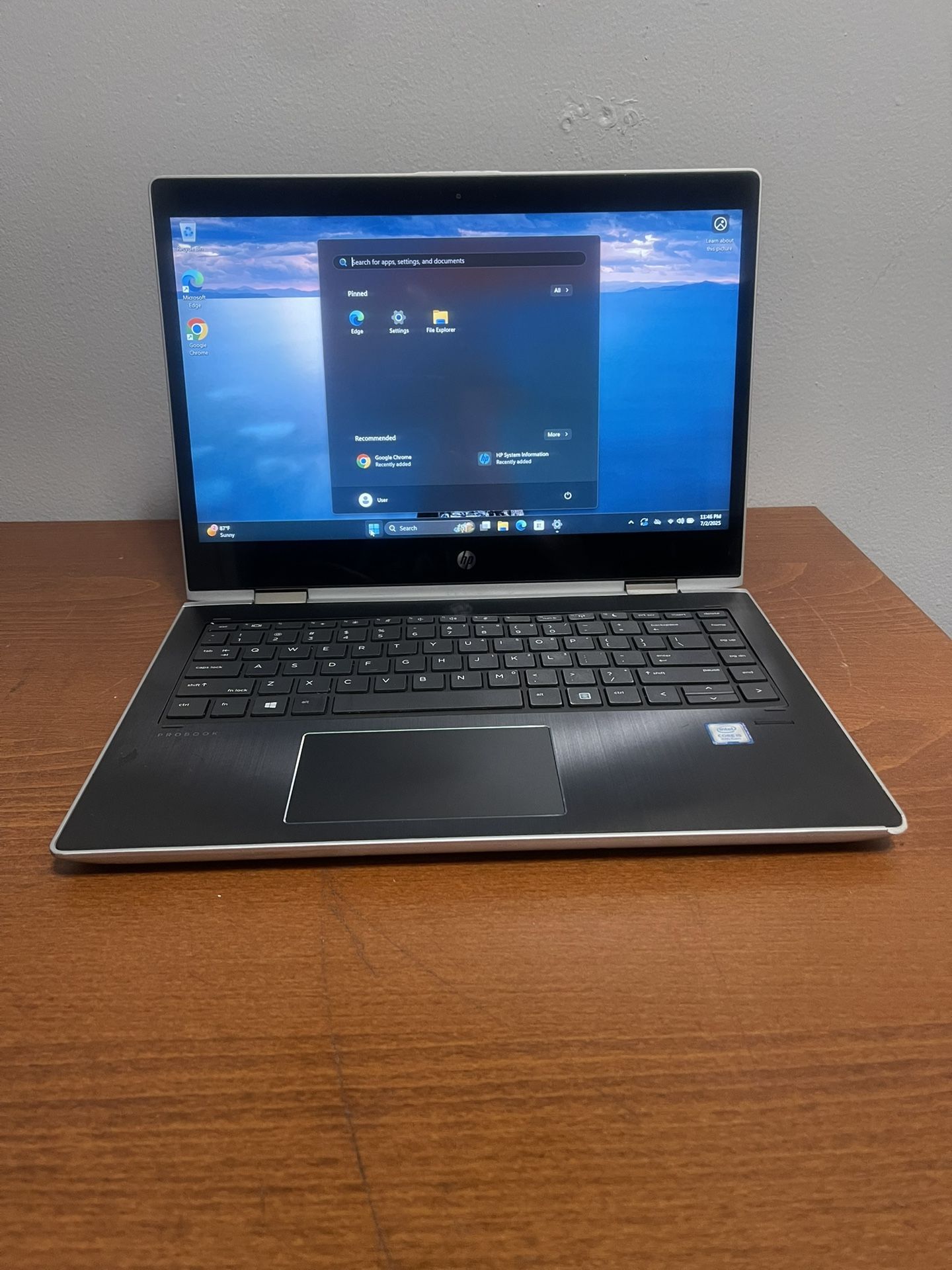 HP ProBook X360 440 G1 Touchscreen Laptop Quad Core i5 1.80GHz 16GB Ram 256GB SSD Touchscreen