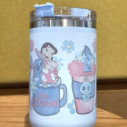 Disney Stitch Bamboo Tumbler with Straw & Lid, Size: One Size