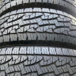 4 NEW TIRES 255-75R17 all terrain $800