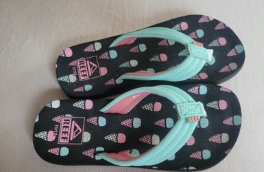 Girls Waterproof REEF Icecream  Sandal Size 11/12