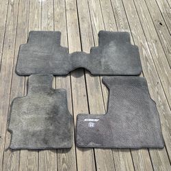 1(contact info removed) Honda CR-V CRV Factory Floor Mat Set 3 Piece for Automatic Gray OEM
