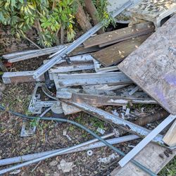FREE! Scrap Metal, Wood, Garage Door, Etc. 