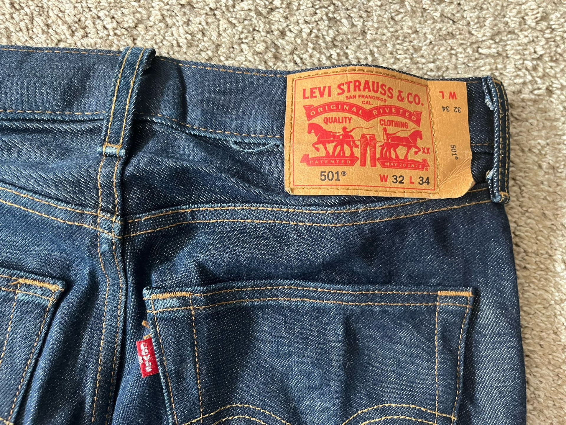 Levi 501’s Shrink To Fit