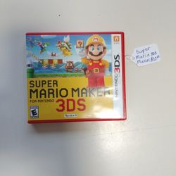 Super Mario Maker  3DS