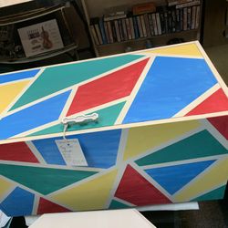 Hand painted multi use chest