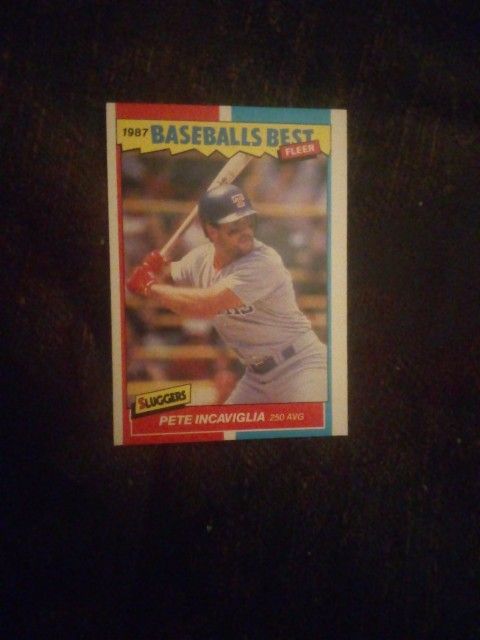 Pete Incaviglia 1987 Fleer Card