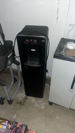 Black Freestanding Water Cooler Dispenser