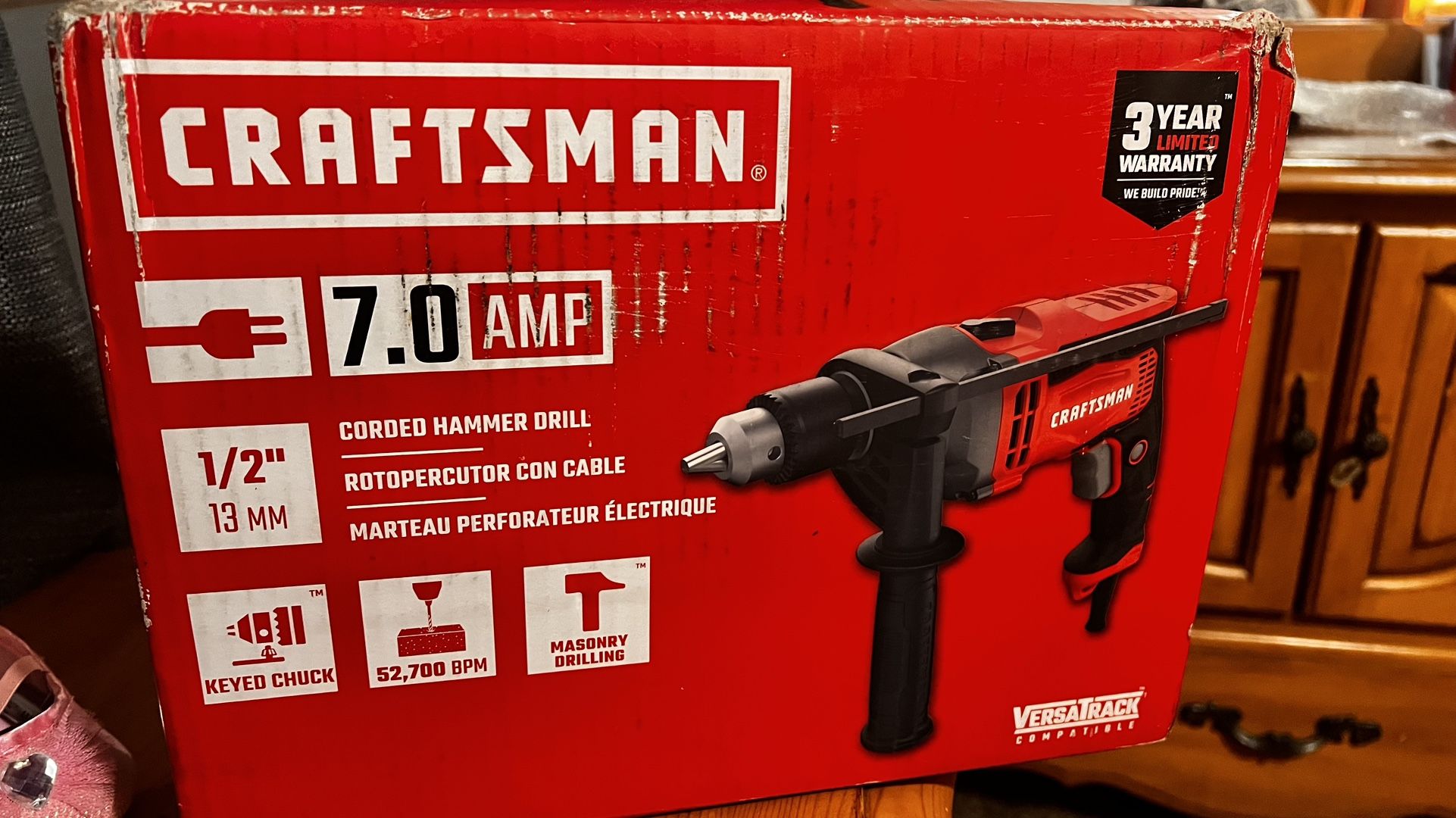 Corded Hammer Drill. Nuevo Nuevo