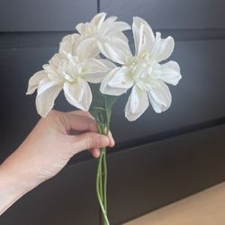 Artificial White Flowers