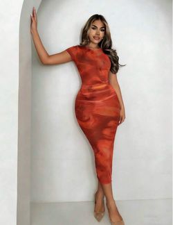 Orange Dress
