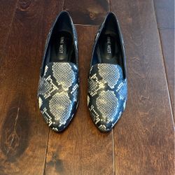 Nine West Snake Print Flats