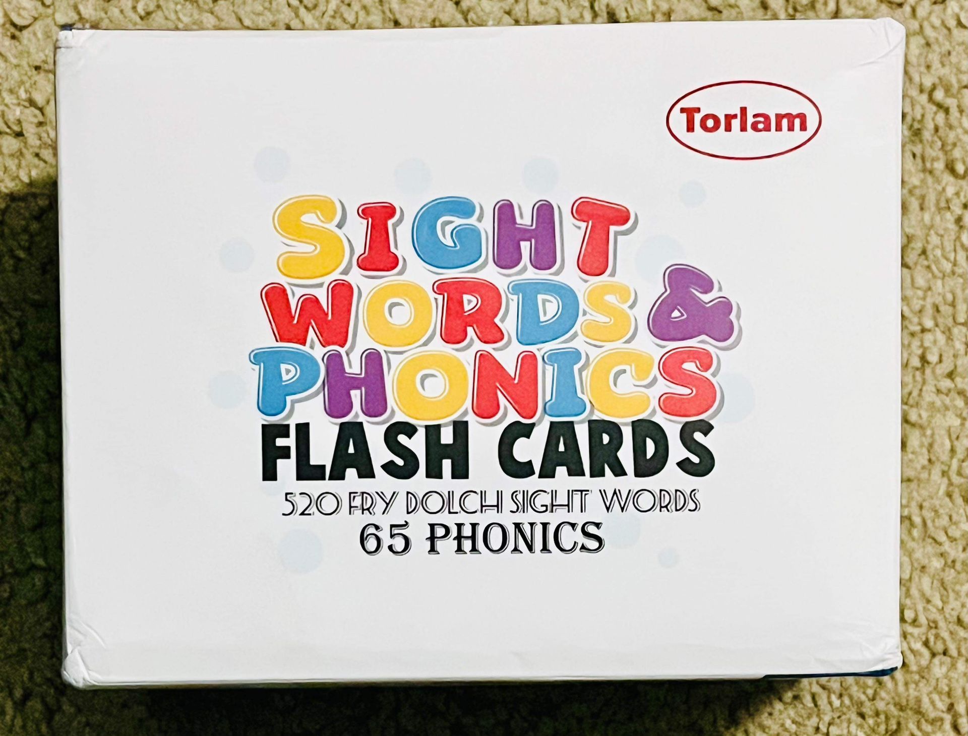 Sight Words & Phonics Flash Cards for Kids