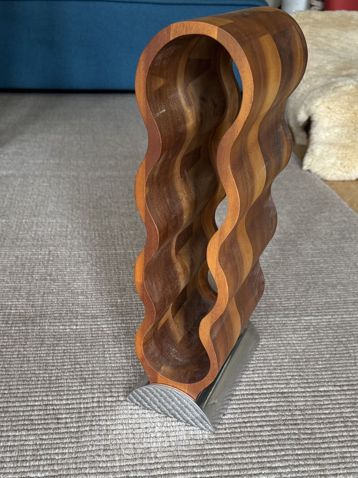 Nambe Curvo Wine Rack