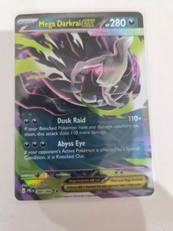 Pokemon TCG Mega Darkrai ex 48/84