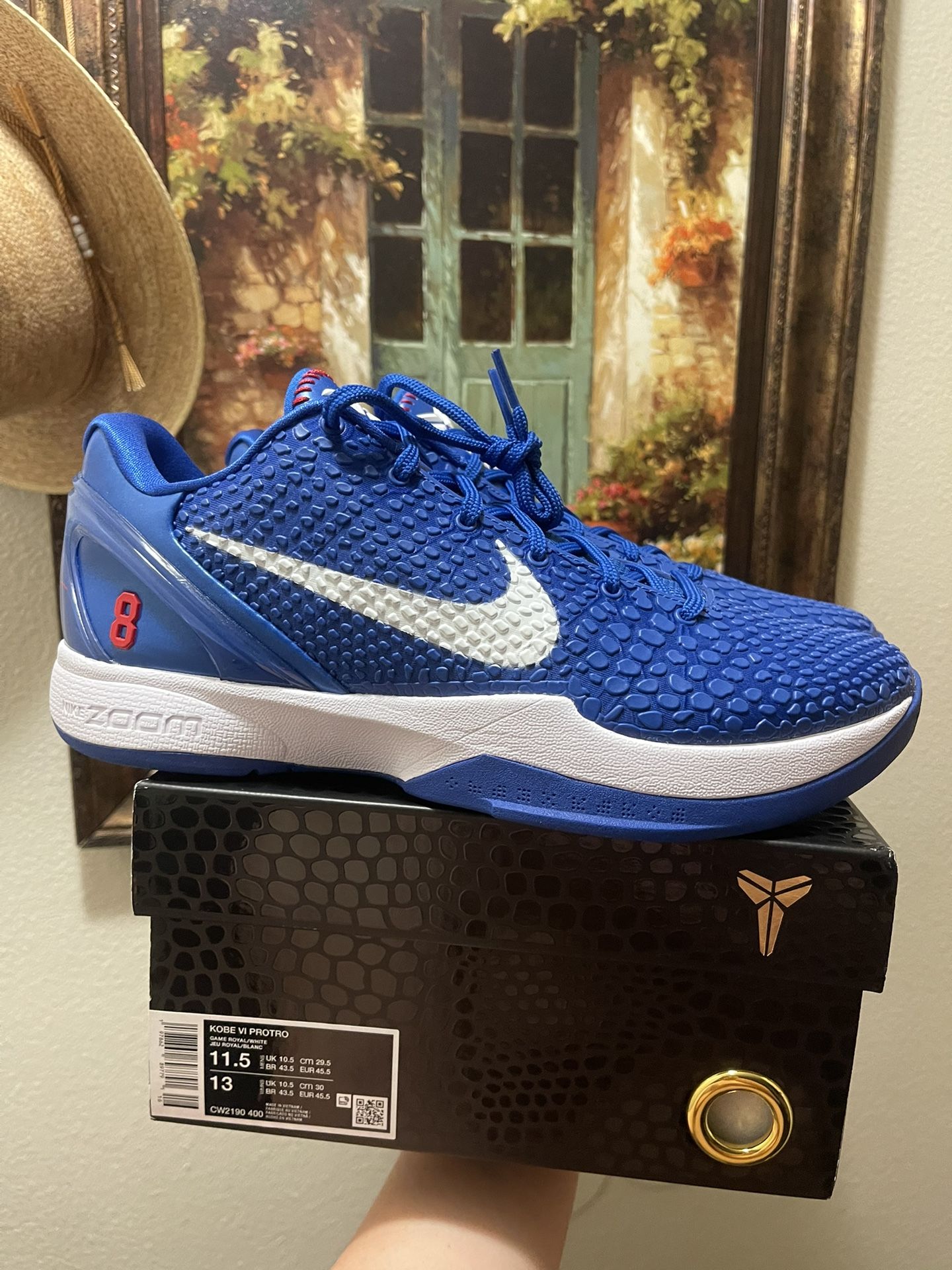 Nike Kobe 6 Protro Dodgers sneakers 