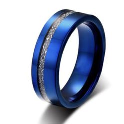 R278- Beautiful Titanium Men Ring!