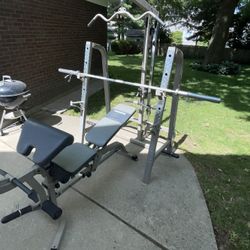 Rack, Bench, and Bar