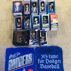Los Angeles Dodgers Bobble Heads, Clayton Kershaw, etch