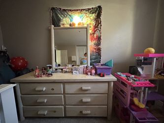 Dresser And Mirror