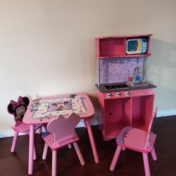 Kitchen And Table Set For Girls