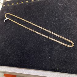 10k Cuban Necklace 24inch