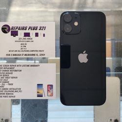 Unlocked Black iPhone 12 Mini 64gb