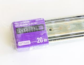 Everbilt 20 soft close drawer slide set