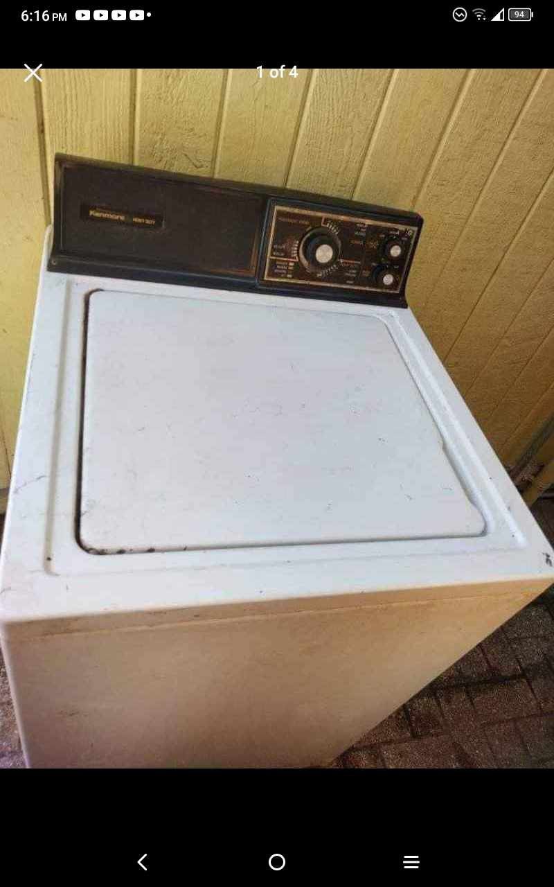 Vintage Kenmore Washer ,( Don't Know Condition)