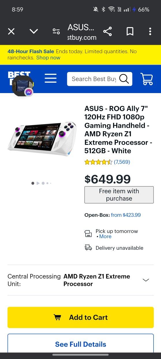 Rog Ally Z1 Extreme