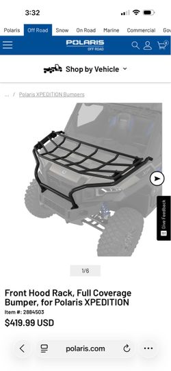 Polaris front expedition rack