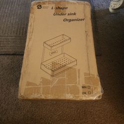L- Shape Under Sink Organizer