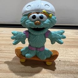 SESAME STREET ROSITA ON HER SKATEBOARD - 3 1/2  INCH PVC 