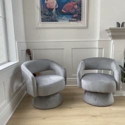 Pair New Swivel Chairs