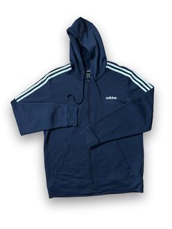 Adidas navy zip hoodie XL NWOT