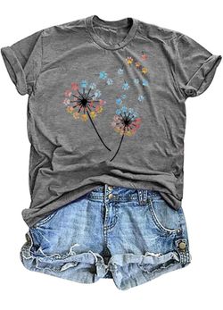 Flower Fly Dandelion Funny Dog Pet Puppy Unisex T-Shirt (S)