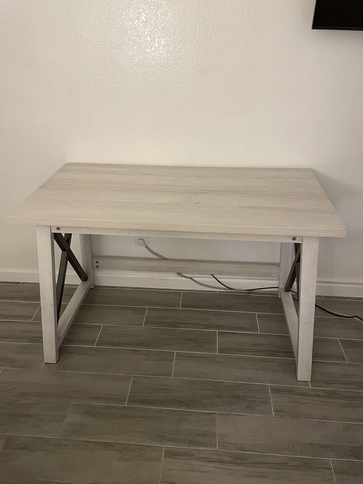 Desk And File Cabinet