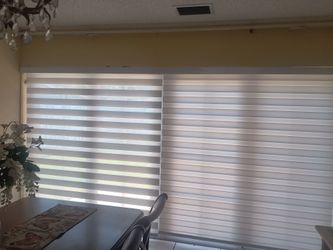 Zebra Roller Blinds Window Shades Set