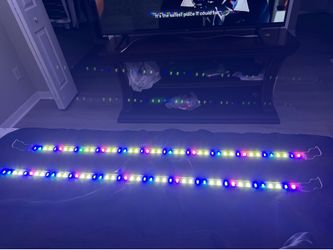 2-48-60 inch 48W Saltwater Aquarium Light, Marine LED Reef Light for Corals, like new two available