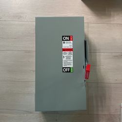 GE THN3362 60A 600V 3P Non-Fuse Heavy Duty Indoor Switch