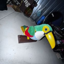 Battery Talking Singing Parrot 