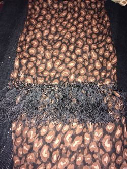 100% Silk Animal Print Scarf