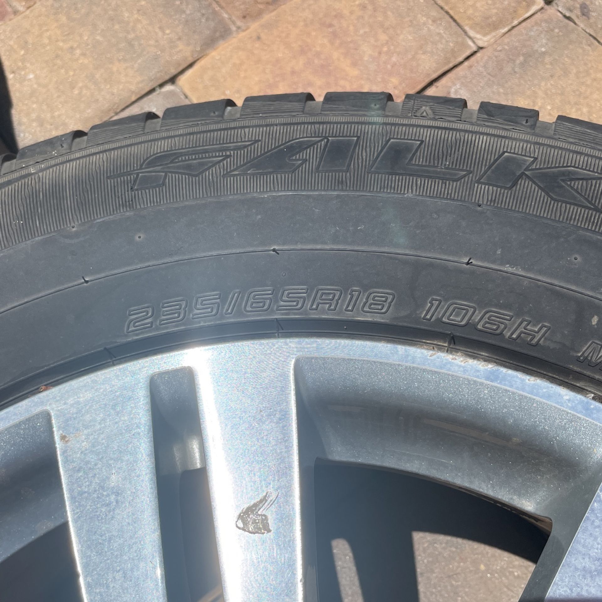 Tire and rim