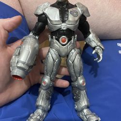 Mcfarlane  Flashpoint BAF Cyborg. 100% Complete What You See Is What You Get.