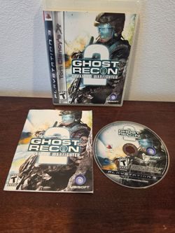 PlayStation 3 PS3 GHOST RECON Advanced Warfighter 2 Complete W/ Manual - Tested