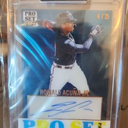 Ronald Acuna Jr Signed Leaf Pro Set 2023 (Best Offer)