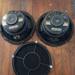 Kicker Separate Still Water Designs 8inch Vintage Speakers 