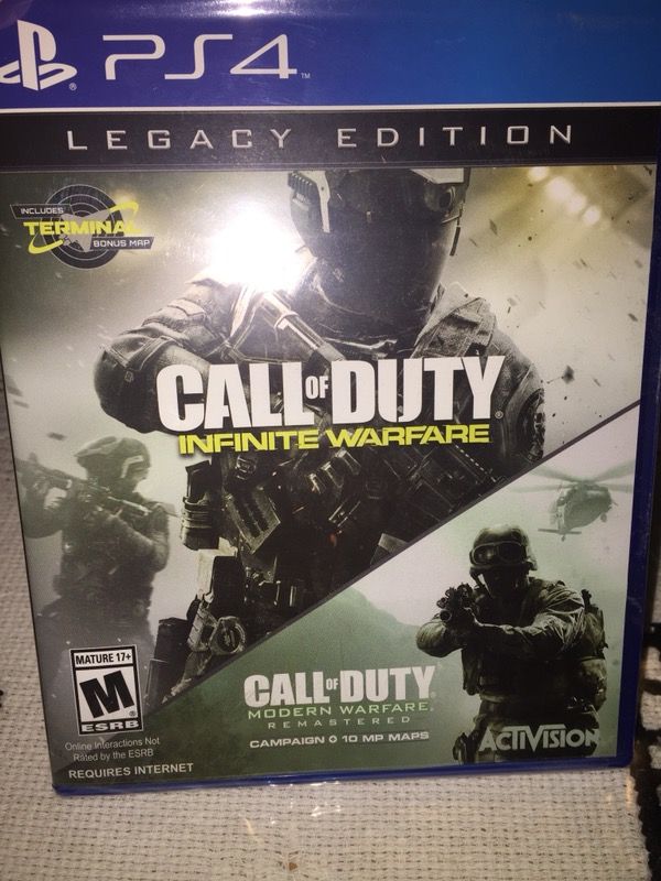 Call of Duty Infinite Warfare plus Call of Duty Modern Warfare Remastered