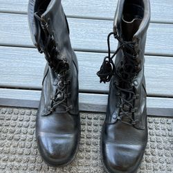 Black Combat Boots by RO-SEARCH