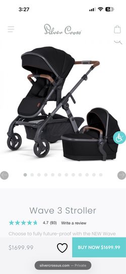 Silver Cross Wave Stroller & Bassinet
