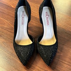 Bedazzled Black Heels